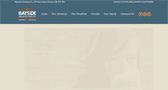 Desktop Screenshot of baysidebrewing.com